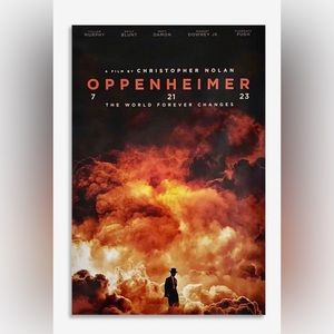Oppenheimer Movie Poster Canvas Print Unframed